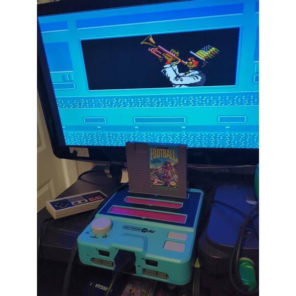 NES PLAY ACTION FOOTBALL - Nintendo NES Compete In Box Test - Picture 10 of 12